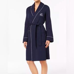 Lauren Ralph Lauren Quilted Shawl Collar Short Robe